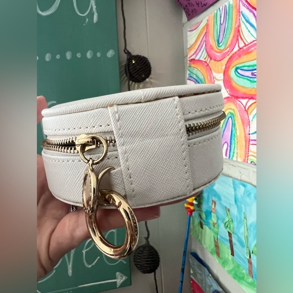 Limited Edition Retired PANDORA Leather Round Jewelry Organizer Travel Box⚡️ - Picture 2 of 12